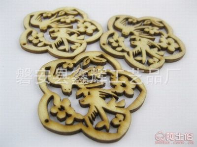 匠心獨運，點綴生活 XH廠家批發(fā)精美木制工藝品掛件DIY木牌